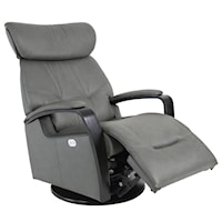Rios Small Power Swing Relaxer Recliner with Swivel Glide and Adjustable Headrest