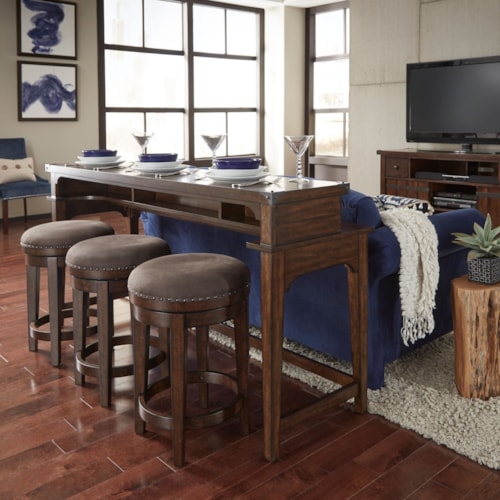 Industrial 4-Piece Console Set
