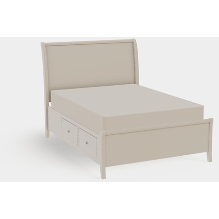 Adrienne Full Sleigh Bed with Left Drawerside Storage