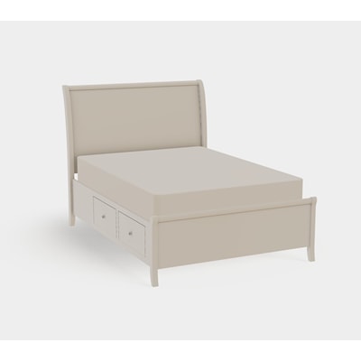 Mavin Adrienne PW Adrienne Full Left Drawerside Sleigh Bed