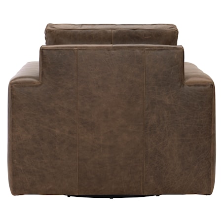 Dawkins Leather Swivel Chair