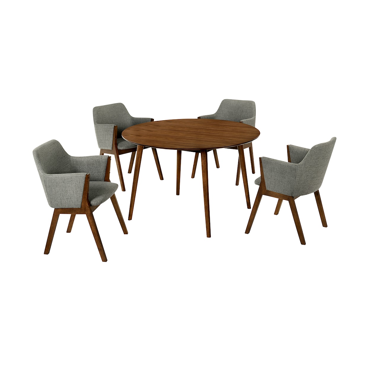 Armen Living Arcadia/Renzo 5-Piece Dining Set