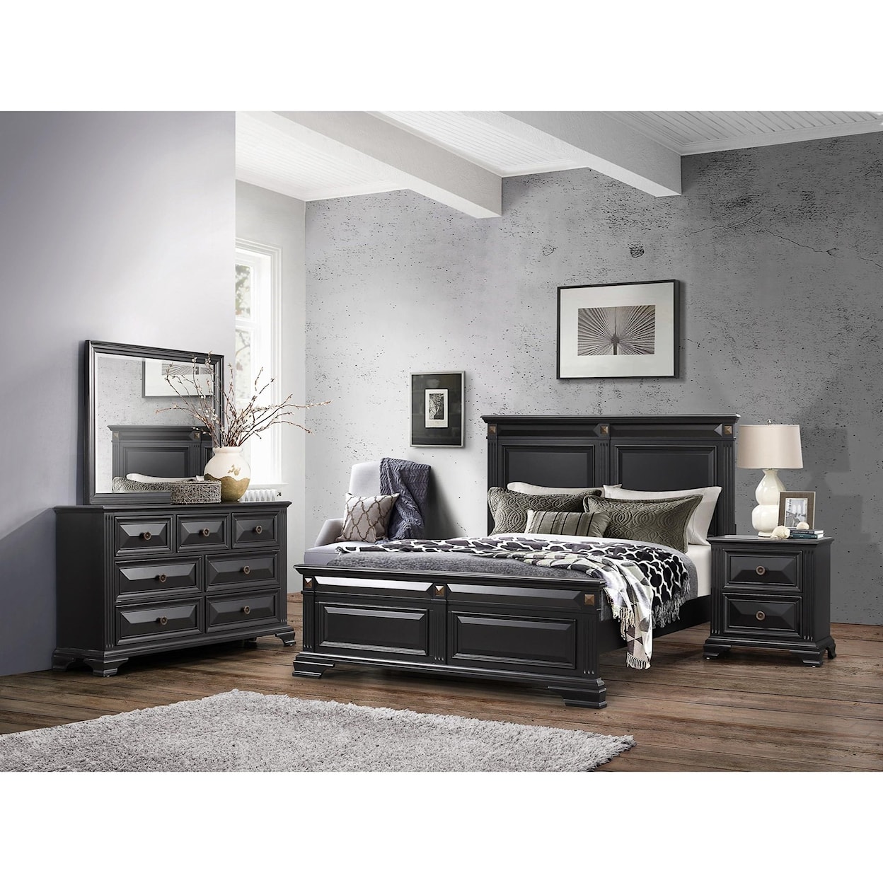 Global Furniture Carter Queen Bed