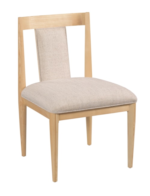 Transitional Standard Side Chair with Upholstered Seat