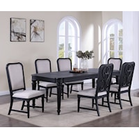 Kingsbury Transitional 7-Piece Dining Set