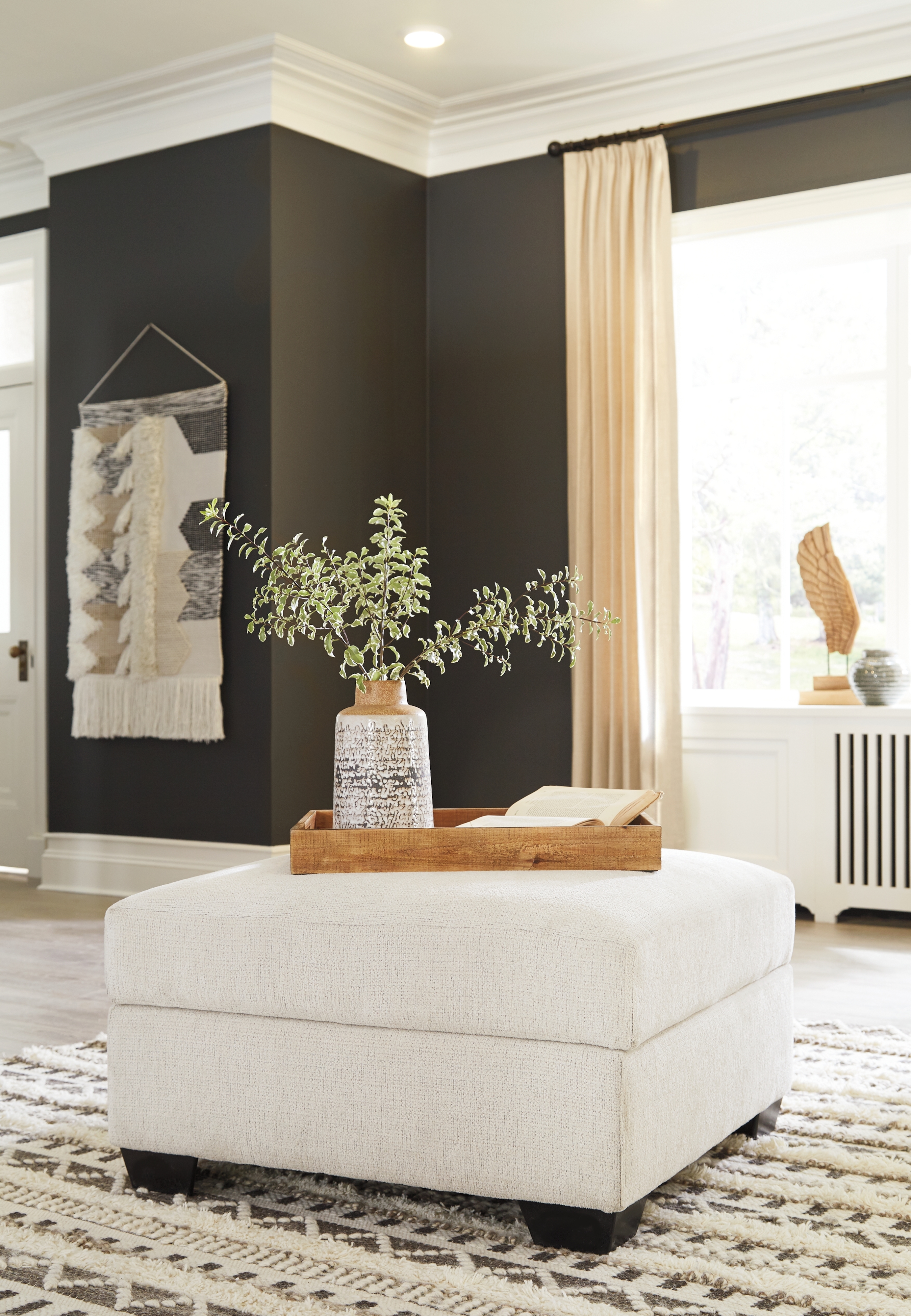 Ashley Furniture Cambri 2 Oversized Swivel Chairs And Ottoman