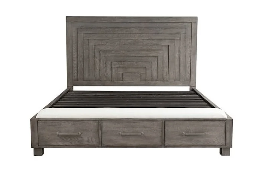 Modern Farmhouse California King Storage Bed by Liberty Furniture at SuperStore