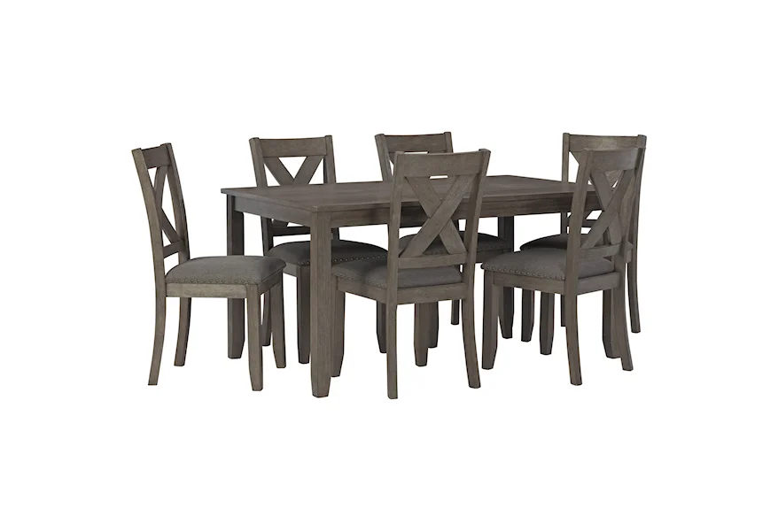Caitbrook 7-Piece Rectangular Dining Room Table Set by Signature Design by Ashley at Furniture Fair - North Carolina