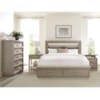 Riverside Furniture Cascade Cal. King Illuminated Panel Storage Bed