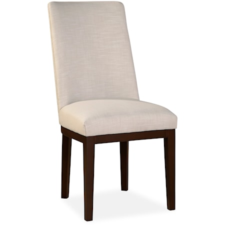 Armless Host Chair with Full Back