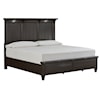 Magnussen Home Sierra Bedroom Queen Lighted Panel Bed