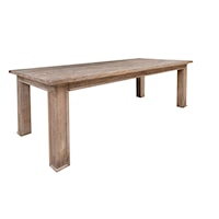 Rustic Table with Solid Wood