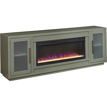 84&quot; Fireplace Console