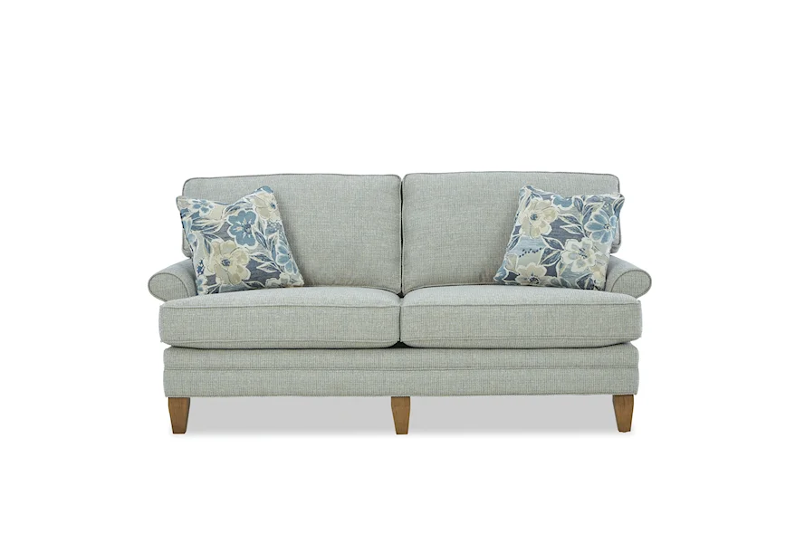 718350 2-Cushion Sofa by Hickory Craft at Godby Home Furnishings
