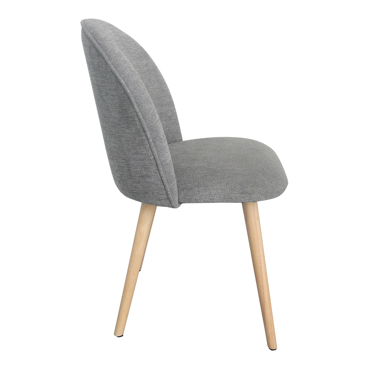 Moe's Home Collection Clarissa Clarissa Dining Chair Grey-M2
