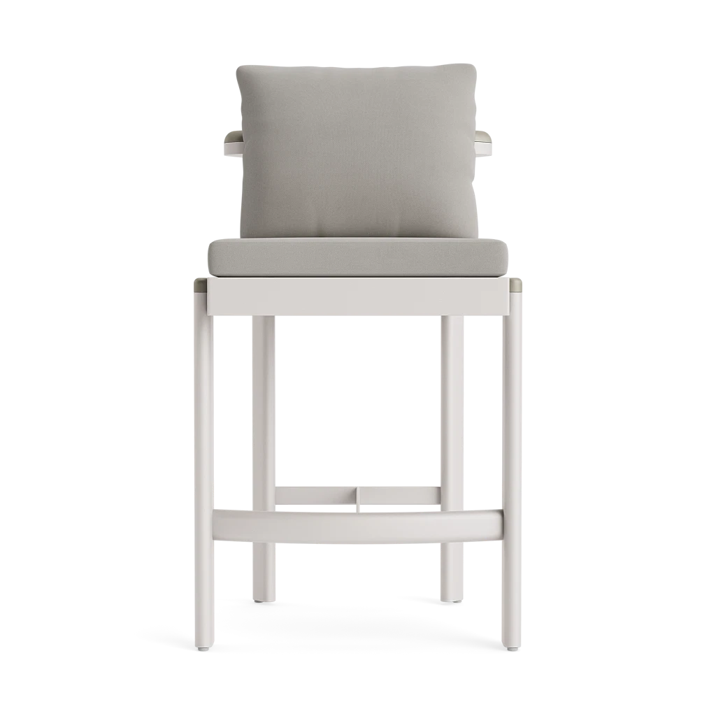 Cushioned Fixed Barstool