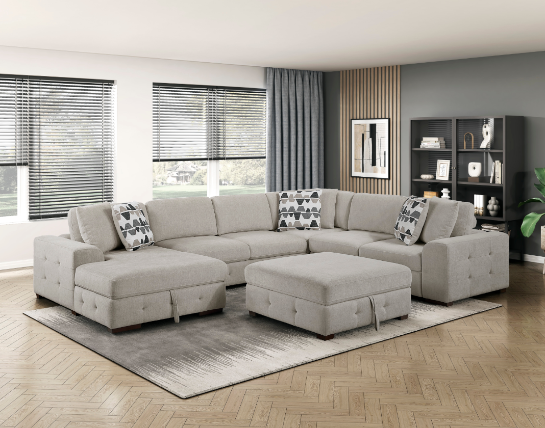 4-Piece Sectional Sofa