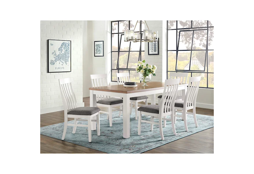 Westconi 7-Piece Dining Table Set by Ashley Furniture at Esprit Decor Home Furnishings