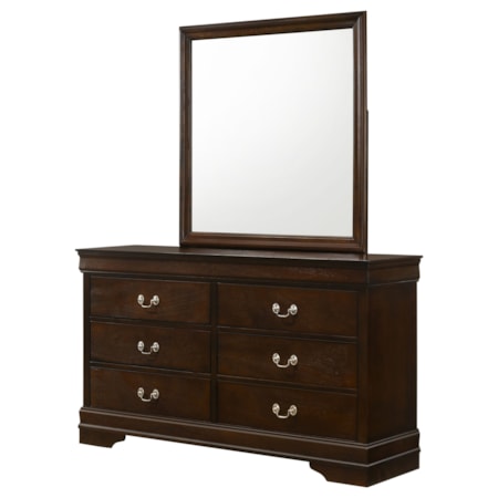 6-drawer Dresser w/ Mirror