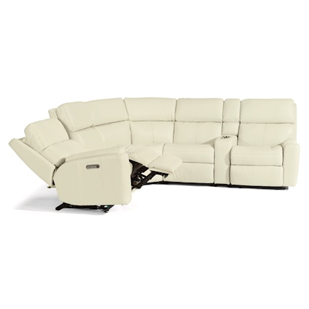 6 Piece Power Reclining Sectional