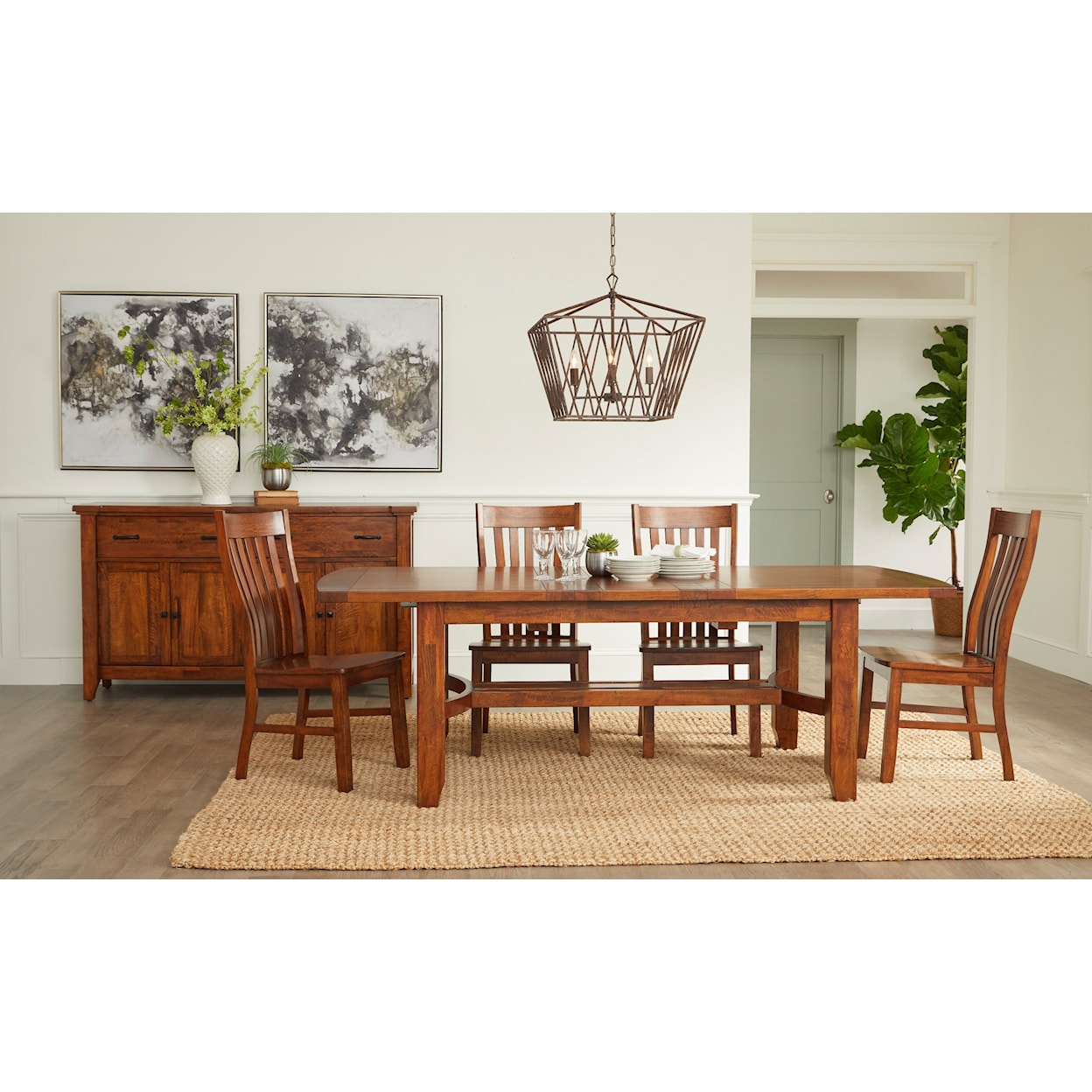 Virginia Furniture Market Solid Wood Whittier Dining Table