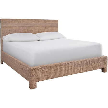 Tropical Woven King Bed