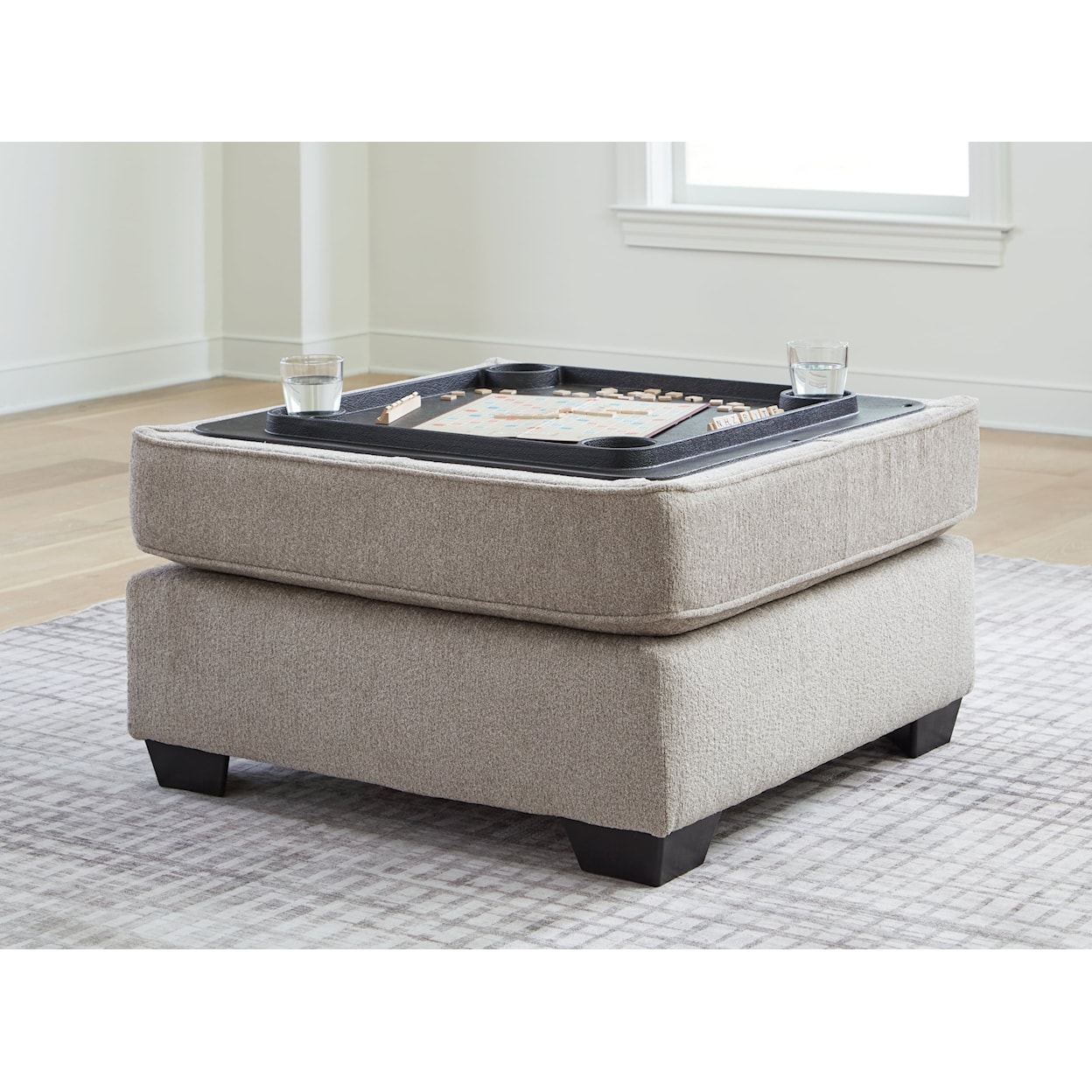 Signature Design by Ashley Furniture Claireah Ottoman With Storage