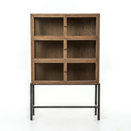 High Leg Curio Cabinet