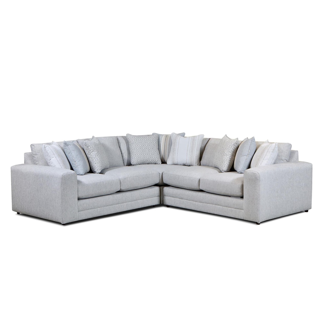 Fusion Furniture 7000 LIMELIGHT MINERAL Sectional