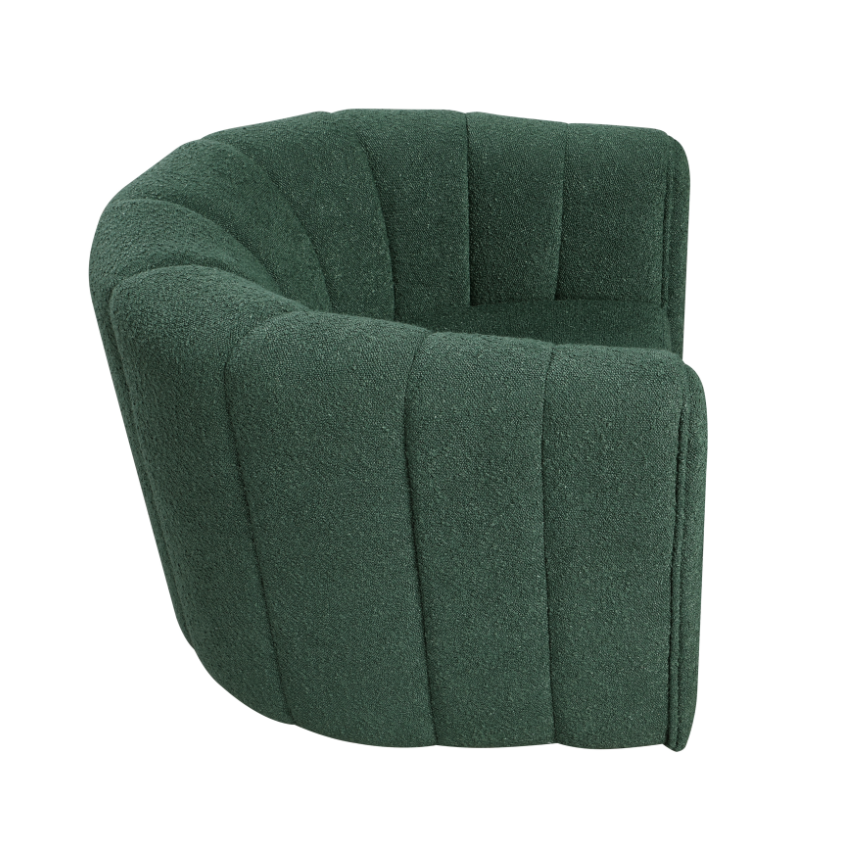 Homelegance Hasley Swivel Chair with Ottoman