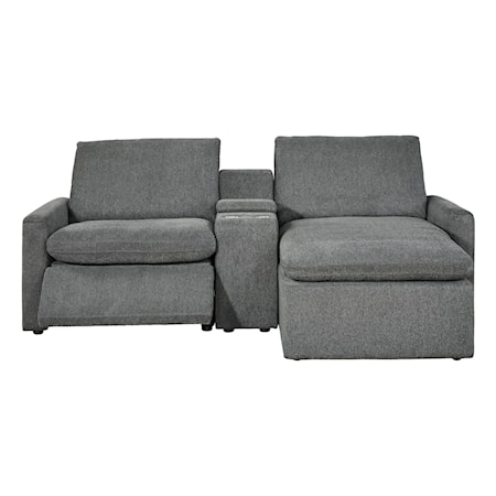 3-Piece Power Sectional with Console