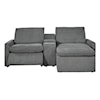 Signature Design by Ashley Hartsdale 3-Piece Power Sectional with Console