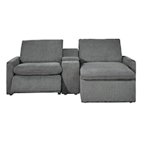 3-Piece Power Sectional with Console