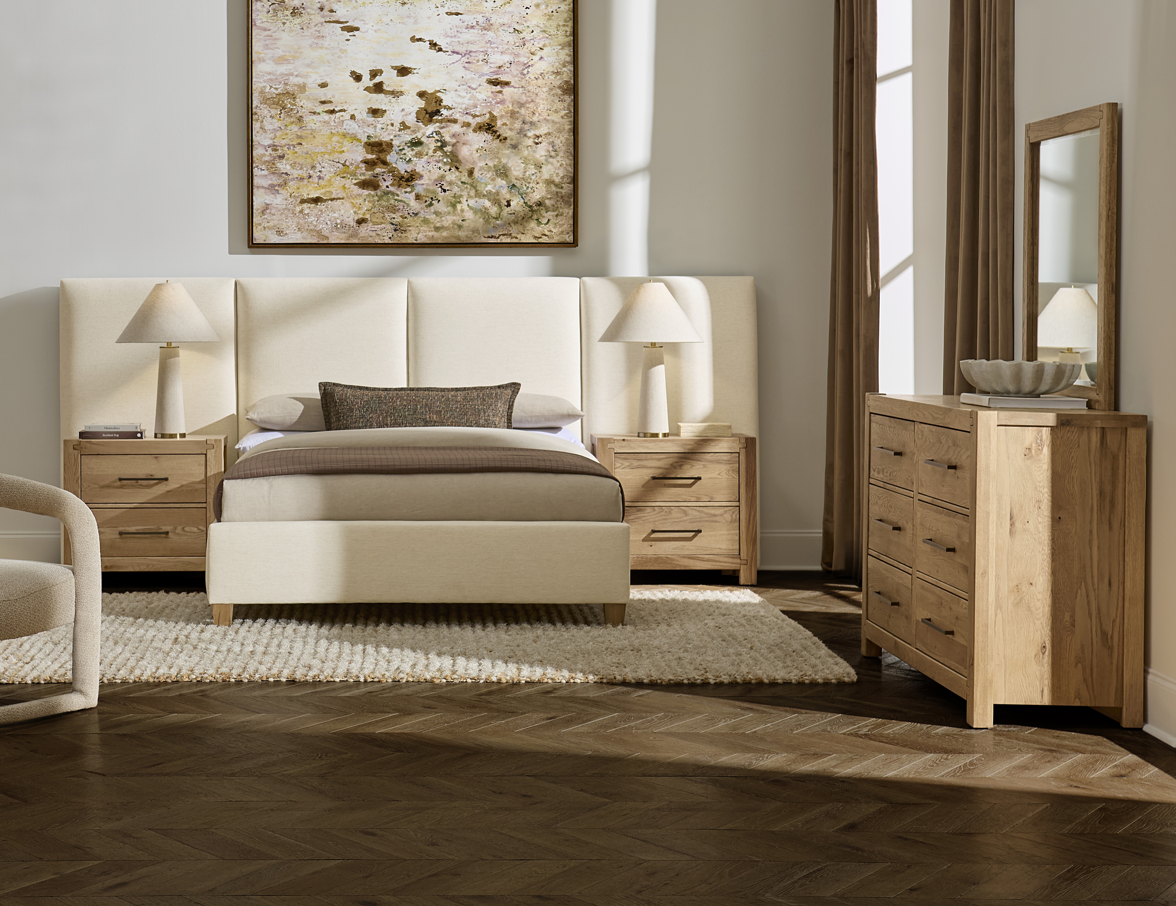 Queen Upholstered Bed