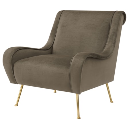 Ricci Arm Accent Chair Truffle