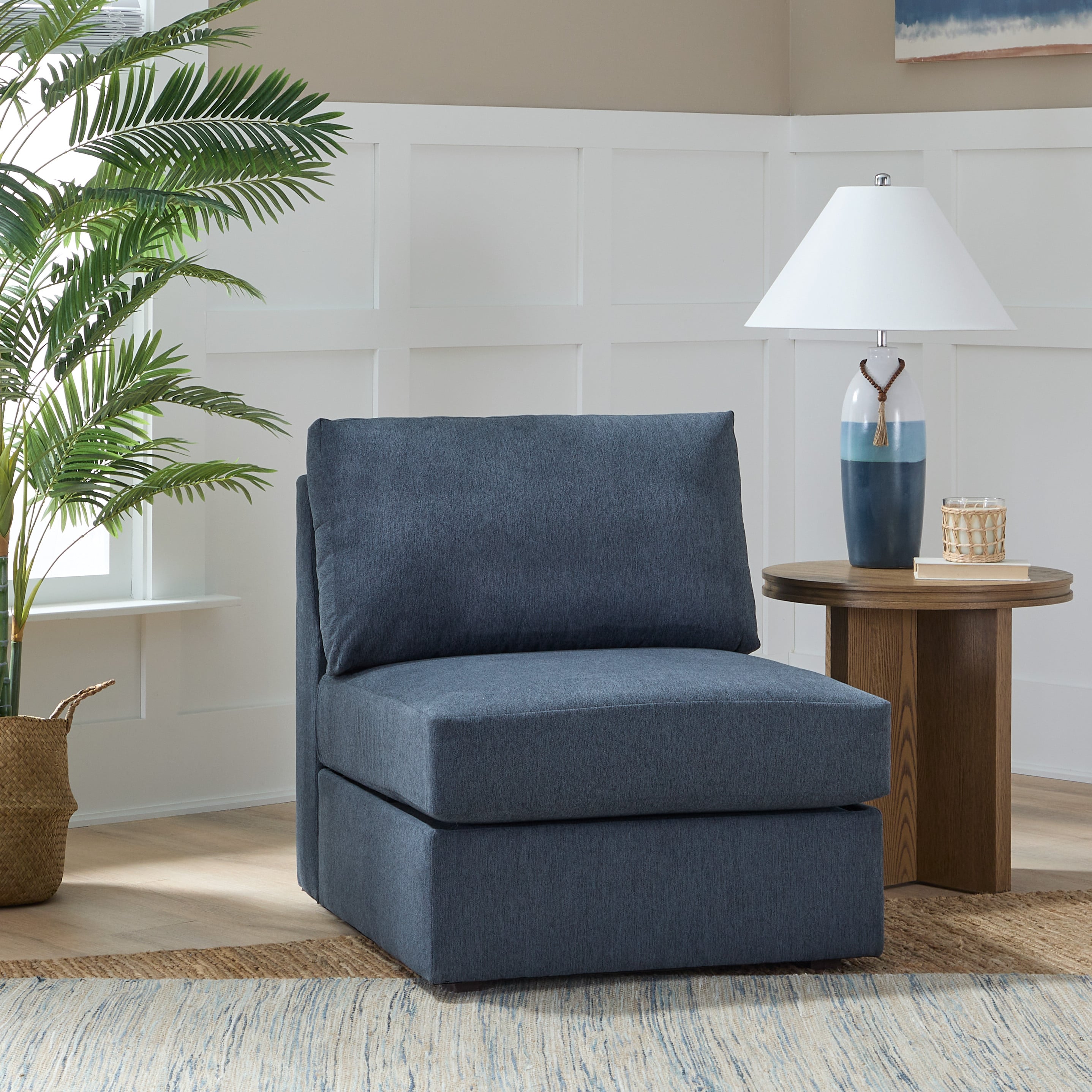 Flexsteel Flex Flex Armless Chair - Denim