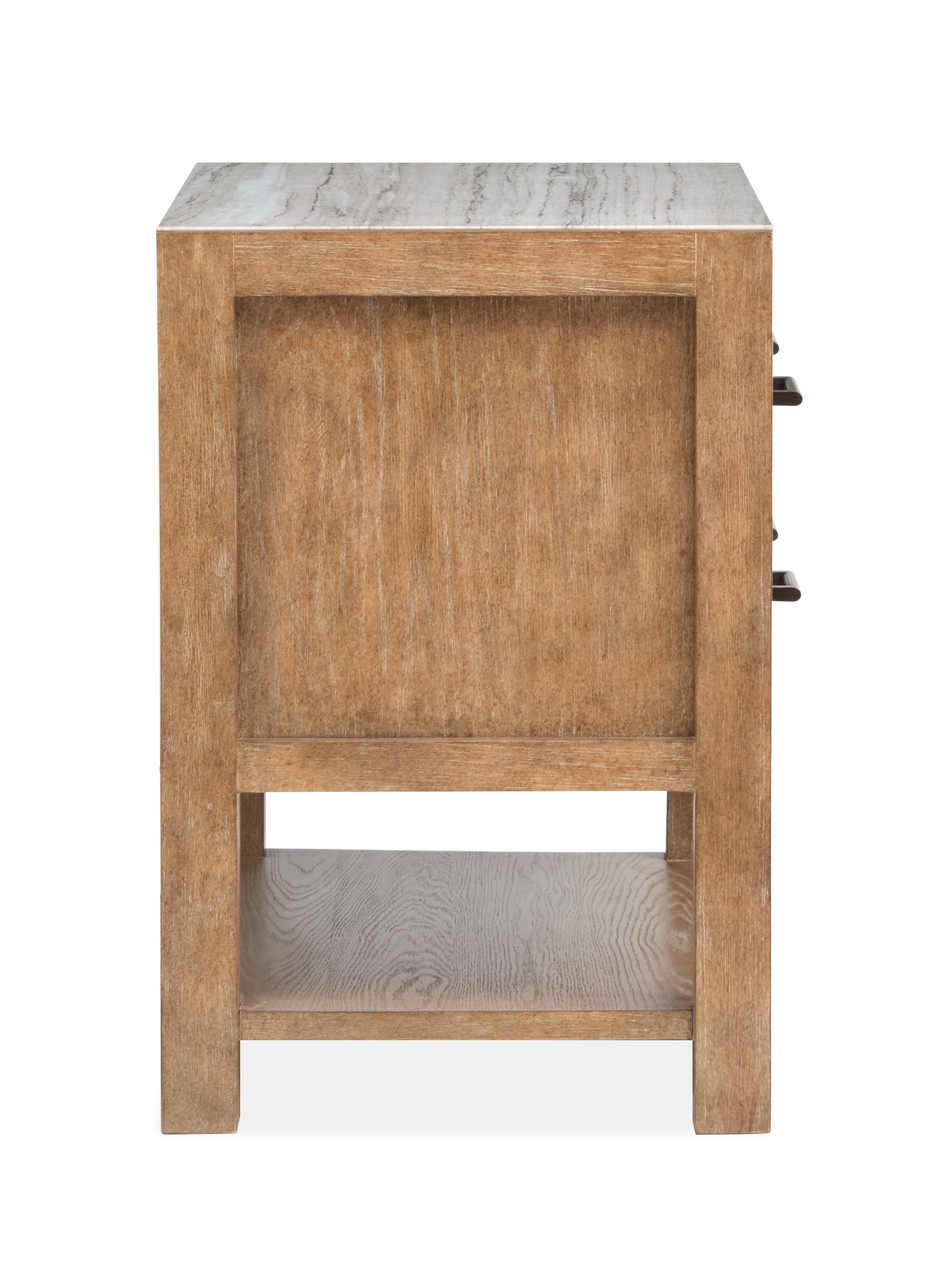 2-Drawer Open Nightstand