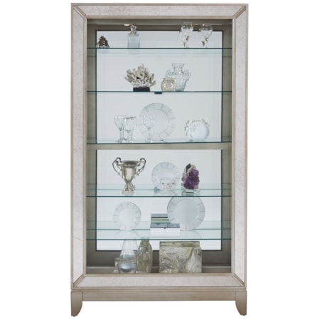 Platinum Side Entry Curio Cabinet