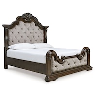 Traditional Queen Upholstered Bed