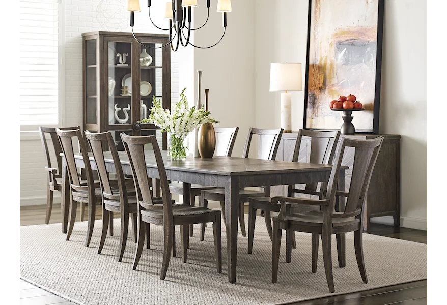 Emporium 9-Piece Dining Set by American Drew at Esprit Decor Home Furnishings