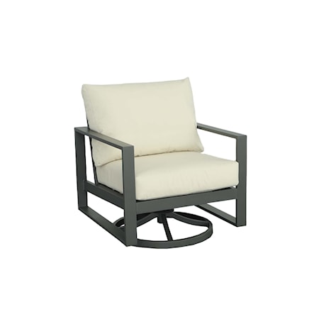 Outdoor Swivel- 1/Ctn Frame & cushions