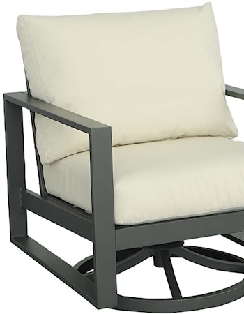 Outdoor Swivel- 1/Ctn Frame & cushions