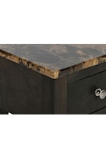 New Classic Noah Contemporary One Drawer End Table