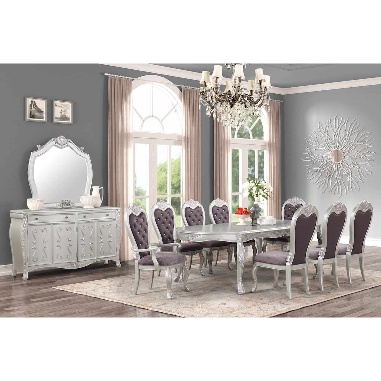New Classic Furniture Argento Dining Side Chair