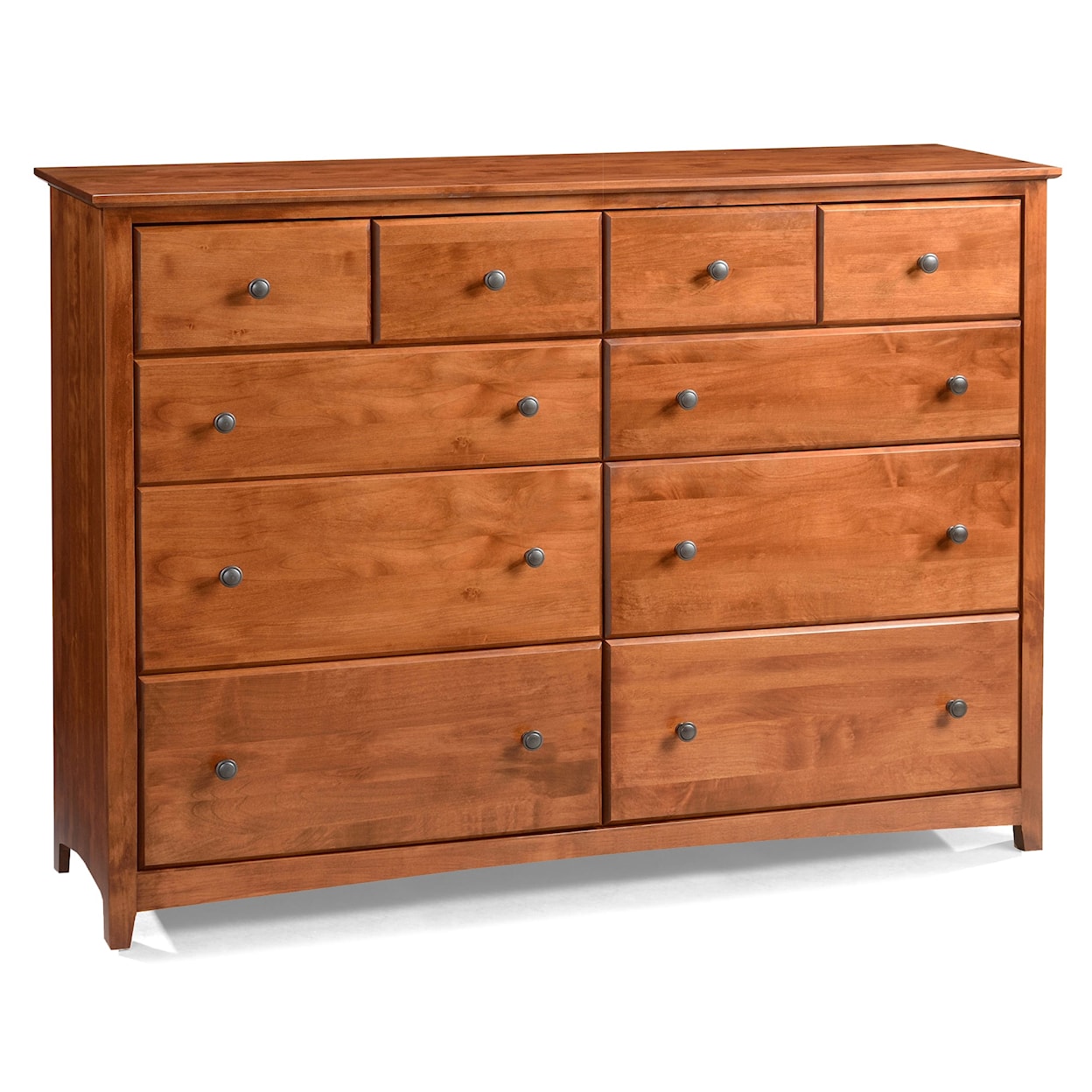 Archbold Furniture Shaker 10-Drawer Dresser