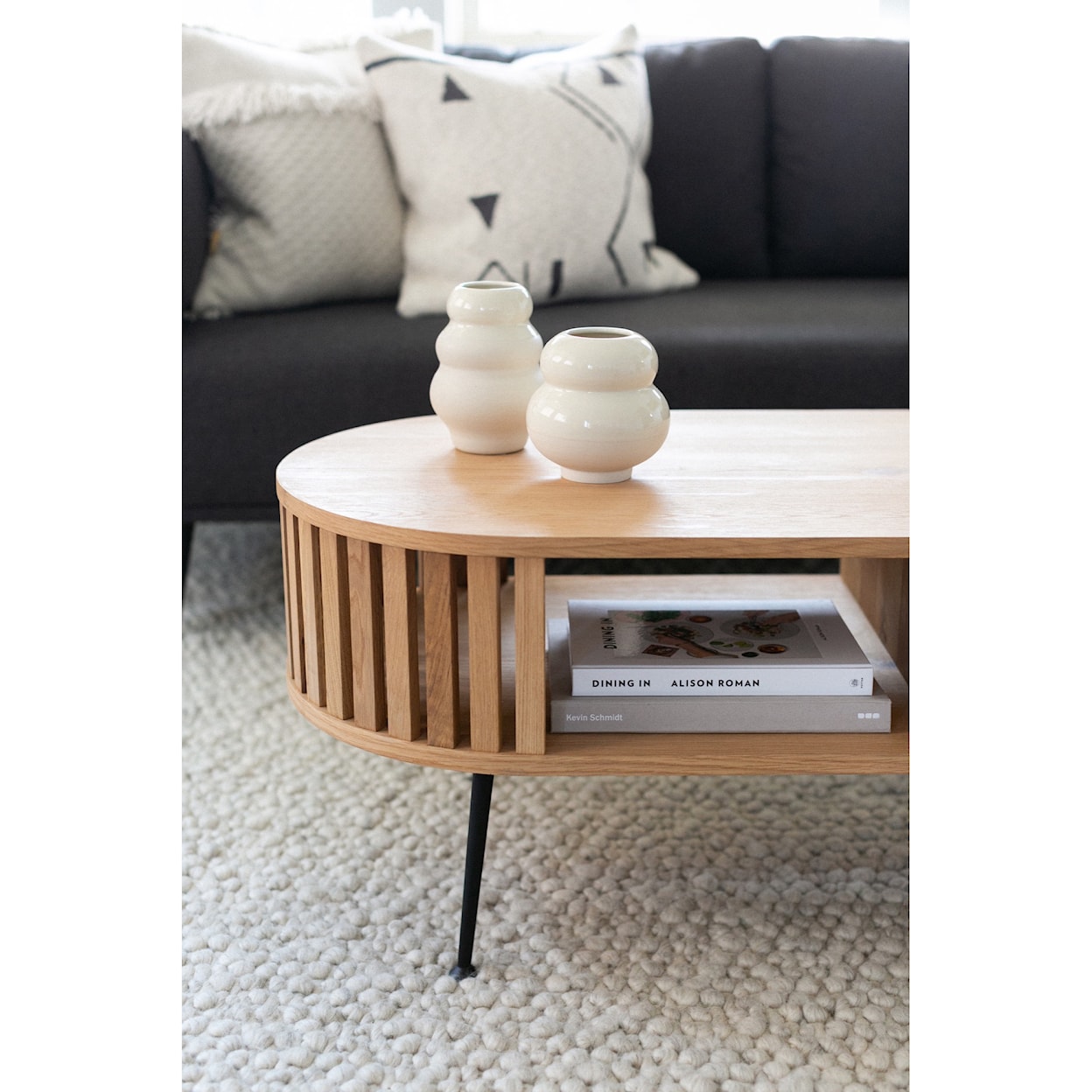 Moe's Home Collection Henrich Henrich Coffee Table White Oil