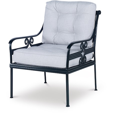 Casual Outdoor Metal Lounge Chair