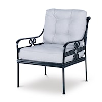 Casual Outdoor Metal Lounge Chair