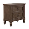 Libby Americana Farmhouse 2-Drawer Nightstand