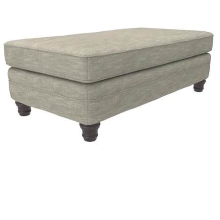 Tarleton Fabric Ottoman